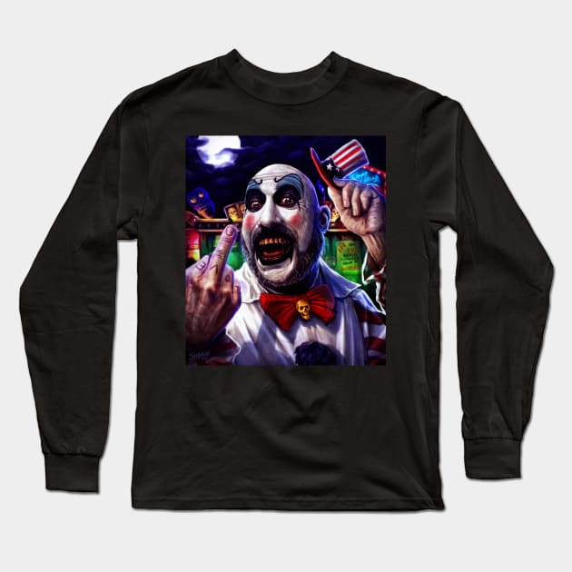 Captain Spaulding Long Sleeve T-Shirt by Samhain1992